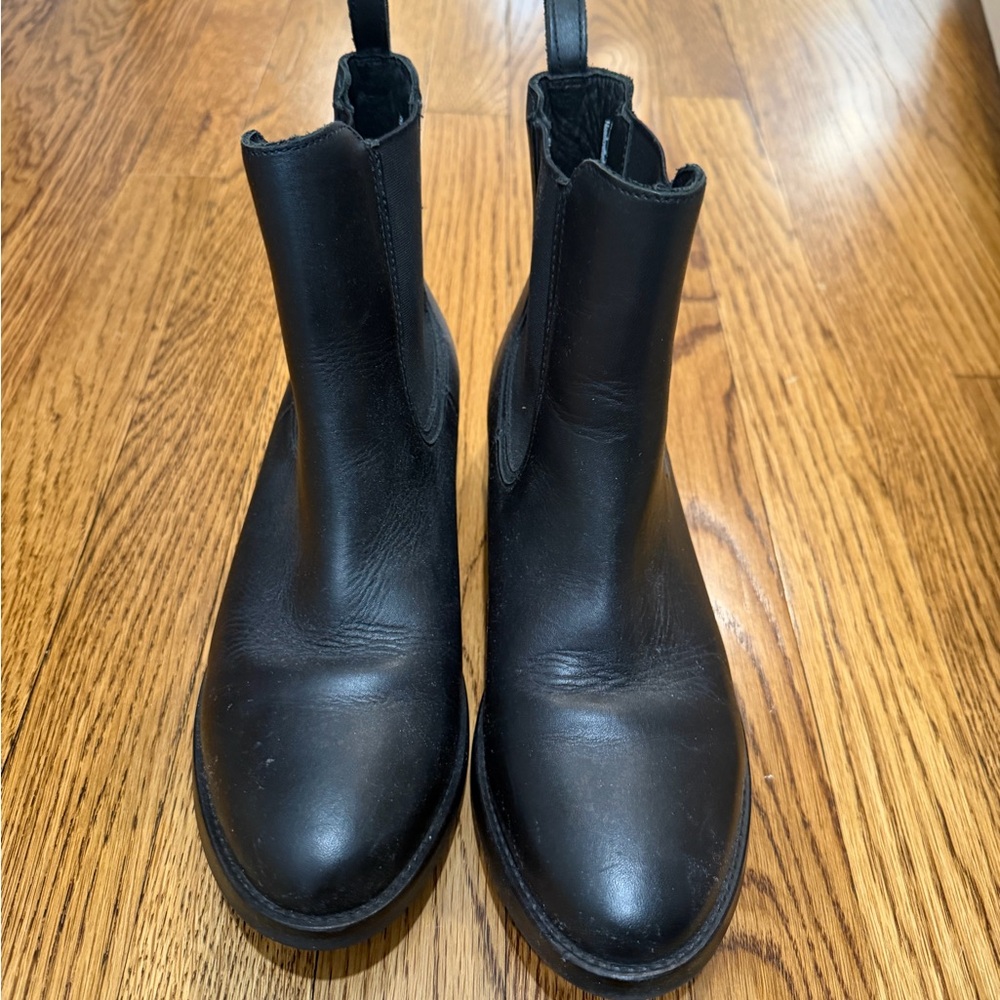 Thursday Boot Company Black Leather Duchess Boots NWOT - Picture 2 of 8